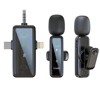 Lieno J81 Wireless Lavalier Microphone for Live Streaming and Recording, Noise Reduction