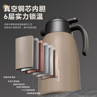 316 Stainless Steel Vacuum Insulated Thermos Bottle for Home Use, Large Capacity