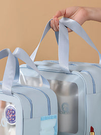 Wet Dry Separation Toiletry Bag for Travel, Swimming, and Daily Use - Portable Waterproof Large Capacity Cosmetic Organizer