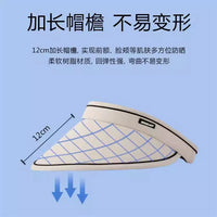 Women's Summer Wide Brim Sun Visor with UV Protection and Neck Flap for Cycling