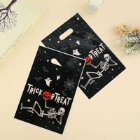 Halloween Candy Gift Bags Skull Ghost Print Pearl Film Party Favor Packaging