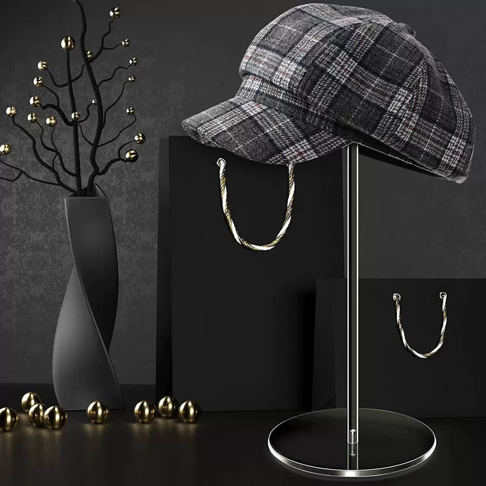 Acrylic Hat Display Stand for Baseball Caps and Duckbill Hats, Desktop Organizer Rack