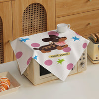 Korean Style Dachshund Print Dust Cover for Microwave and Rice Cooker
