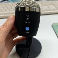 D06 USB Cardioid Condenser Gaming Microphone for Desktop KTV