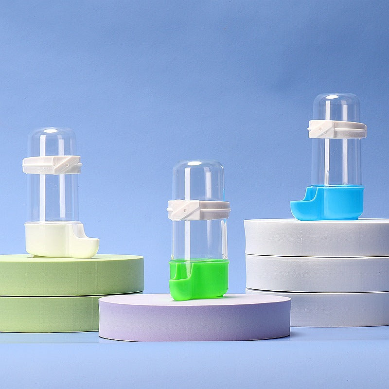 Automatic Bird Water Feeder for Parakeets Mynah Birds, Drinking Dispenser Food Container for Cages