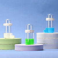 Automatic Bird Water Feeder for Parakeets Mynah Birds, Drinking Dispenser Food Container for Cages