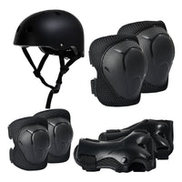 Kids' Skateboard Helmet and Protective Gear Set - 7 Pieces for Cycling, Skating, and Scooters