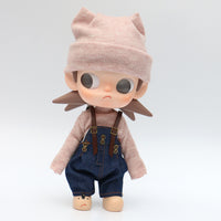 Zsiga 20cm Doll Clothes Cat Ear Hat for Plush Dolls BJD OB11