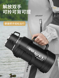 Large Capacity 316 Stainless Steel Vacuum Insulated Water Bottle with Handle for Outdoor and Car Use