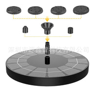 Solar-Powered Floating Fountain Pump for Bird Bath Pond Pool Garden Decor