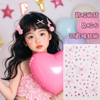 Self-Adhesive Face Gems & Glitter Eyeshadow Set for Stage Makeup & Festivals