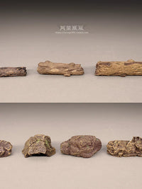 Miniature Landscape Simulation Rock and Driftwood Ornaments for Micro-Landscaping