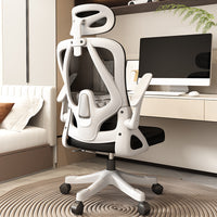 Ergonomic Office Chair with Adjustable Height and Lumbar Support, Swivel Desk Chair for Study and Work