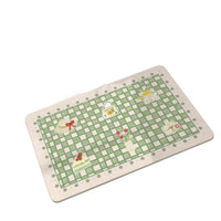 Cartoon Diatomaceous Earth Bath Mat Quick Dry Non-Slip Absorbent Floor Mat for Bathroom Shower Entrance