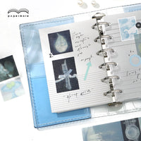PaperMore "Mist and Long Wind" PET Glitter Washi Tape for DIY Scrapbooking and Decoration