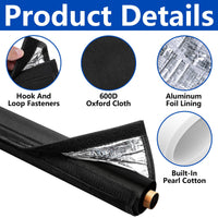 HVAC Copper Pipe Insulation Cover with Oxford Cloth, Sunscreen, Waterproof, High Temperature Resistant