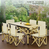 Portable Folding Camping Table and Chair Set for Outdoor Picnics and BBQ