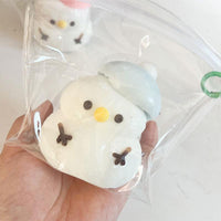 Christmas Snowman Squeeze Toy Slow Rebound Silicone Stress Relief Fidget Toy