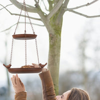 Hanging Bird Bath Feeder for Garden Patio Decoration