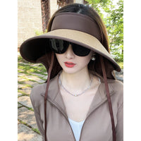 UV Protection Sun Hat with Detachable Neck Flap for Women