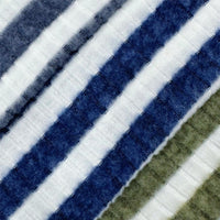 2025 Autumn/Winter Fashion Ribbed Fleece Knit Fabric for Base Layers and Camisoles