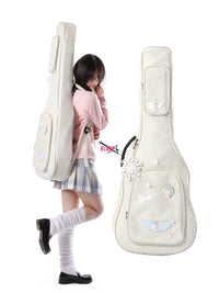 Water Color Angel Thickened Acoustic Electric Guitar Bass Gig Bag