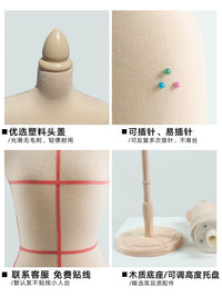 Miniature BJD Doll Dress Form Mannequin for Sewing and Display