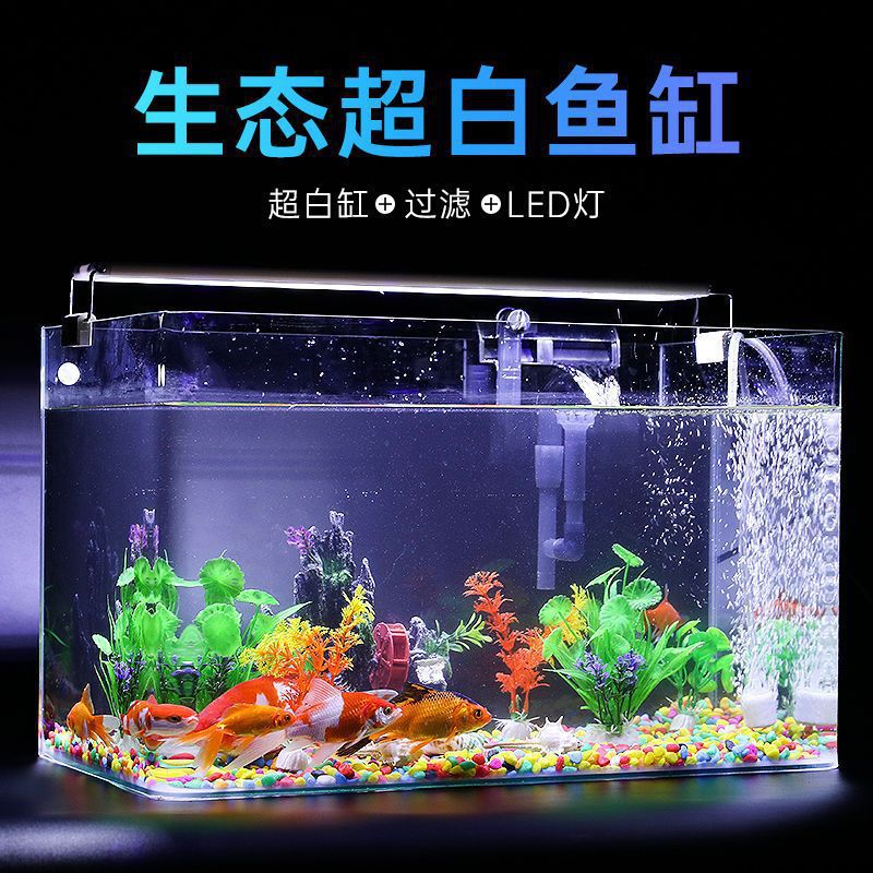 Desktop Glass Aquarium Fish Tank for Home and Office