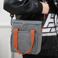 Insulated Lunch Bag Portable Large Capacity Thermal Food Container Tote with Shoulder Strap
