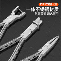 Stainless Steel Eyeglass Repair Plier Set for Nose Pads and Temple Adjustment