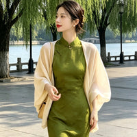New Chinese Style Shawl Cape for Women - Thin Summer Cover-up for Cheongsam