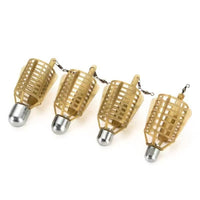 European Style Fishing Bait Cage Feeder with Lead Sinker for Carp Fishing