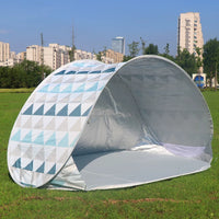 Automatic Pop-Up Beach Tent UV Protection Sun Shelter for 3-4 People Fishing Camping