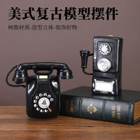 Retro American Style Camera & Sewing Machine Model Ornaments for Home Decor and Photography Props