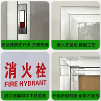 Fire Hydrant Box Door Frame with Frosted Panel