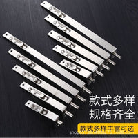 Concealed Flush Bolt for Double Doors, Stainless Steel, Fireproof, for Wood and Metal Doors