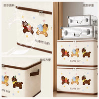 Foldable Large Capacity Clothes Storage Box for Quilts and Clothing