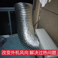 Flame Retardant High-Temperature Aluminum Foil Air Duct for AC Exhaust Ventilation