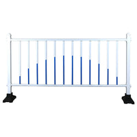 Municipal Road Guardrail Zinc Steel Fence for Pedestrian Walkways and Traffic Isolation