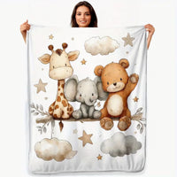 Flannel Pet Blanket for Napping and Comfort