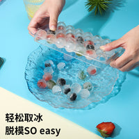 DIY Ice Ball Maker Mold with Lid for Summer Cold Drinks