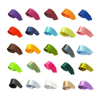 Men's Slim Solid Color Necktie for Professional Wear, Weddings, and Performances - 5cm Width