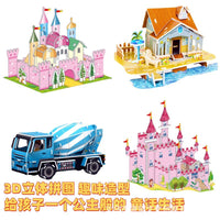 3D Puzzle DIY Miniature House Model Kit for Kids