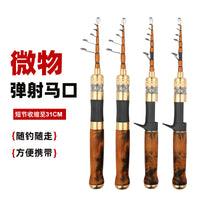 Telescopic Ultralight Lure Fishing Rod Portable Carbon Fiber