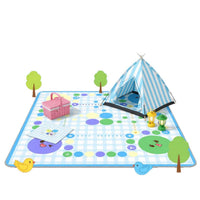 Crystal Velvet Picnic Mat Camping Rug for Outdoor Activities