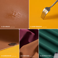 Leather Photography Backdrop for Product Shoots and Live Streams, Solid Color Photo Background