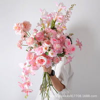 Pink Artificial Flower Arrangements for Wedding Backdrops and Event Decor