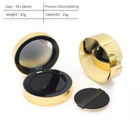 Refillable 15g Cushion Compact Case for BB Cream and Liquid Foundation with Sponge Applicator
