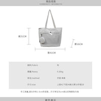 Fashionable Large Capacity Transparent Tote Bag for Students