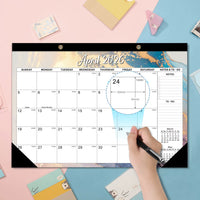 2026-2027 Desktop Calendar with International Holidays and Planner